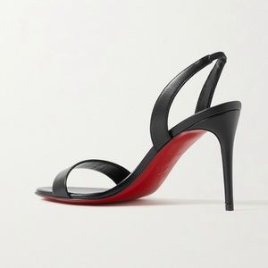 Christian Louboutin ‘O Marylin 85 mm, Nappa Black leather sz 37, 100% authentic